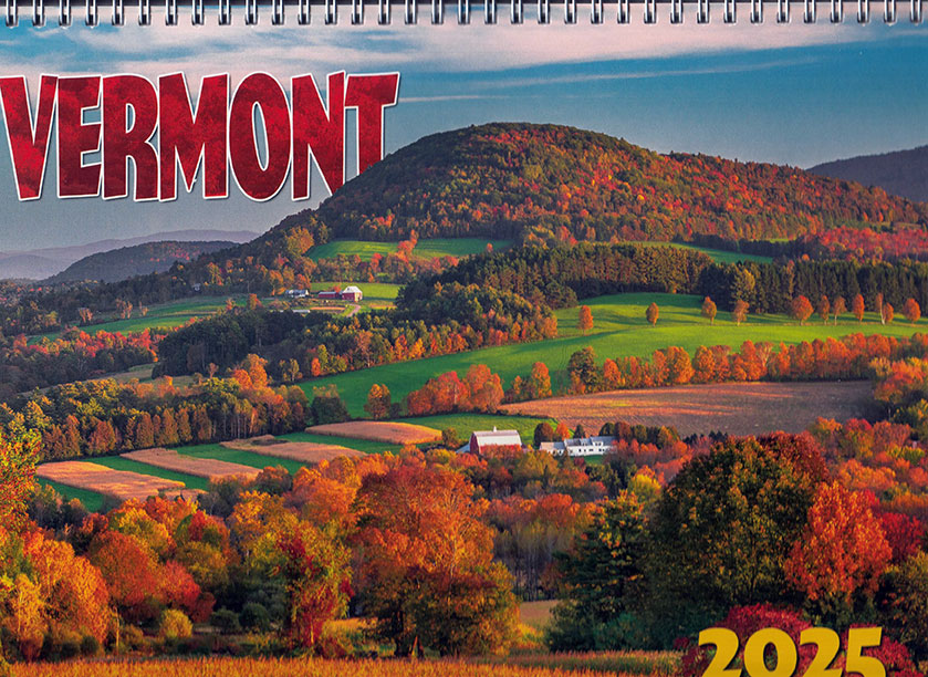 Vermont wall calendar