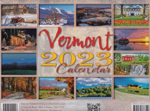 Vermont Wall Calendar Vermont Illustrating